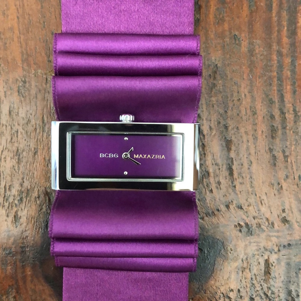 BCBG MaxAzria Purple Ribbon Watch